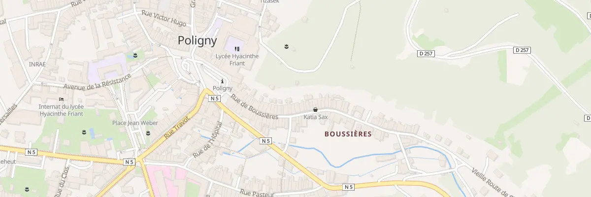 Plan du 37 Rue de Boussières à Poligny