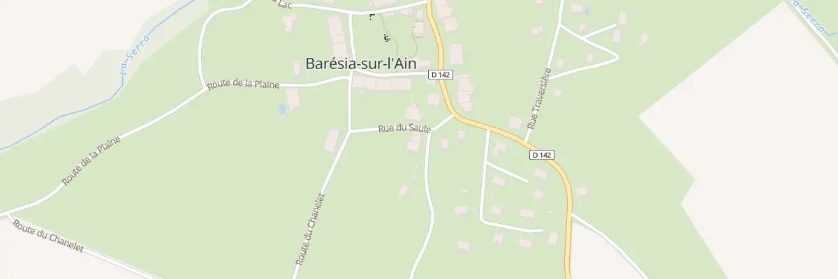 Plan du 8 Rue du Noyers à Barésia-sur-l’Ain