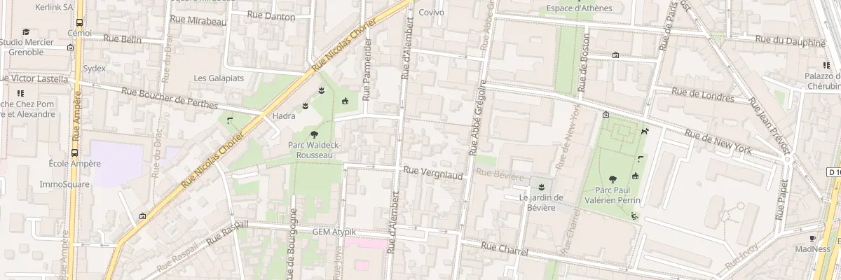 Plan du 85 Rue d’Alembert à Grenoble