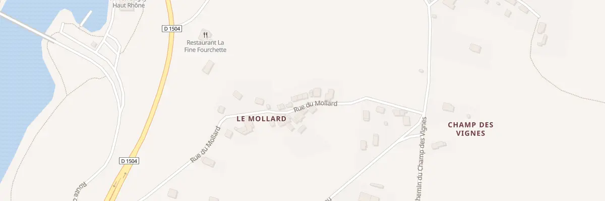 Plan du 377 Rue du Mollard à Virignin