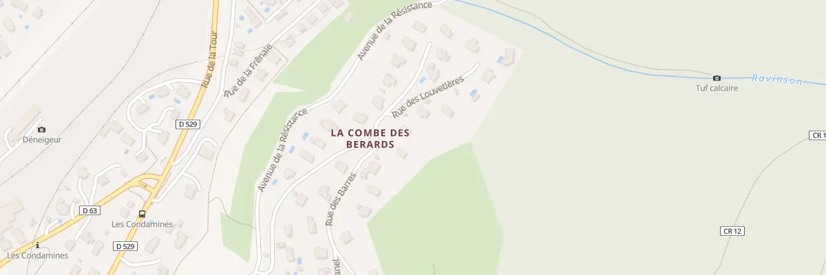 Plan du 1 Rue des Barres à Saint-Georges-de-Commiers