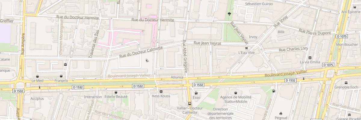 Plan du 110 Rue Abbé Grégoire à Grenoble
