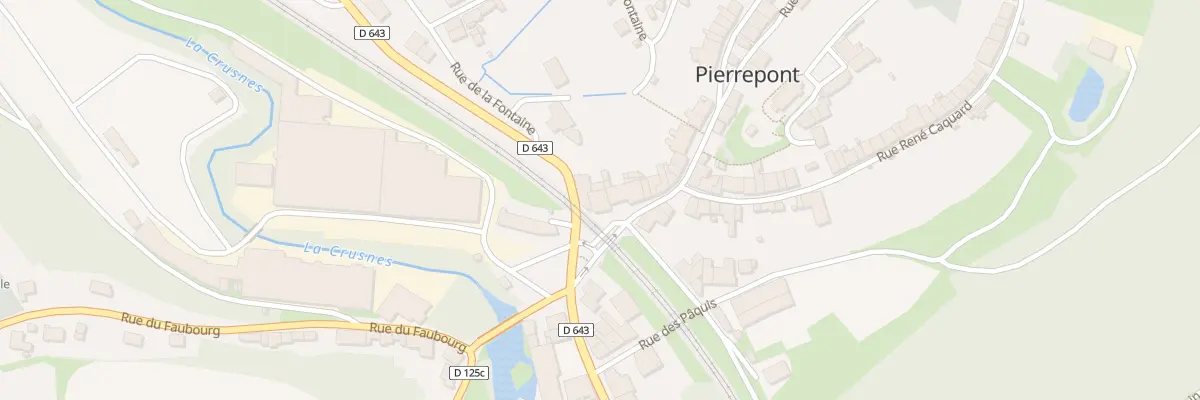 Plan du 1 Rue de la Vallèe à Pierrepont
