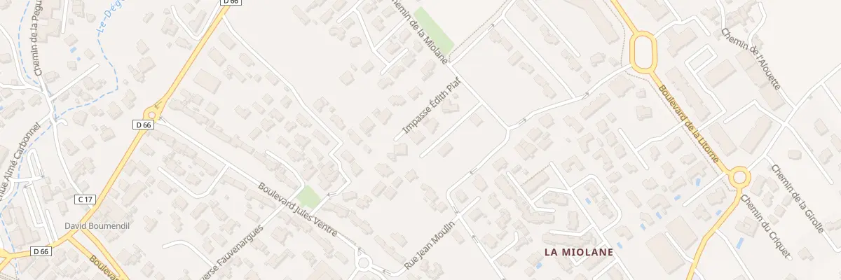 Plan du 203 Che de la Miolane à Saint-Cyr-sur-Mer