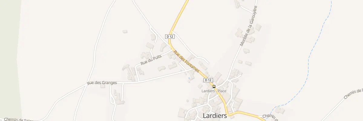 Plan du 5059 Burlieres et Les Granges à Lardiers