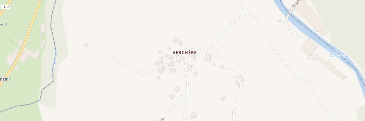 Plan du 479 Rte de Verchère à Voissant
