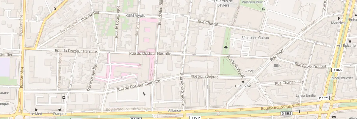 Plan du 106 Rue Abbé Grégoire à Grenoble