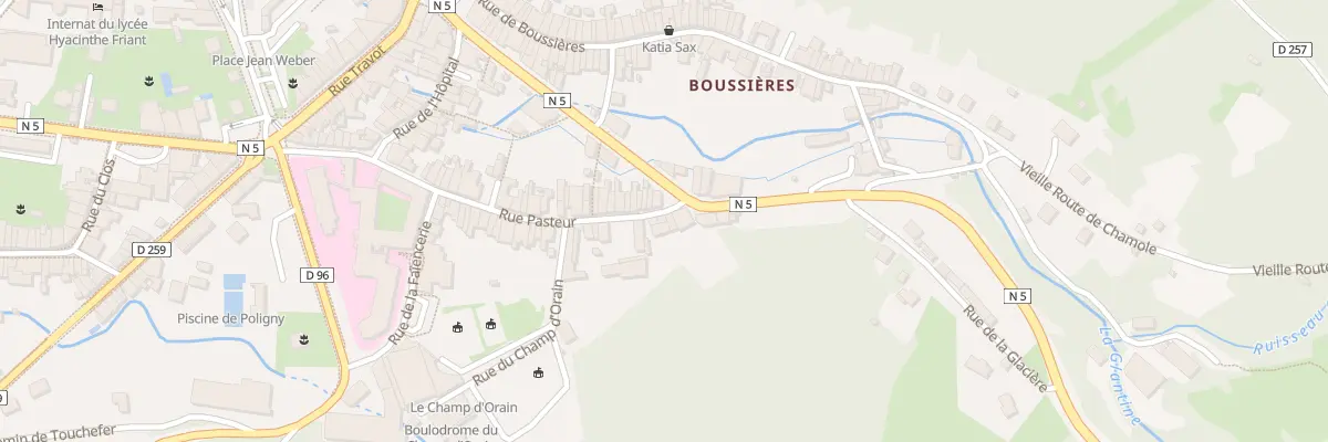 Plan du 52 Rue Pasteur à Poligny