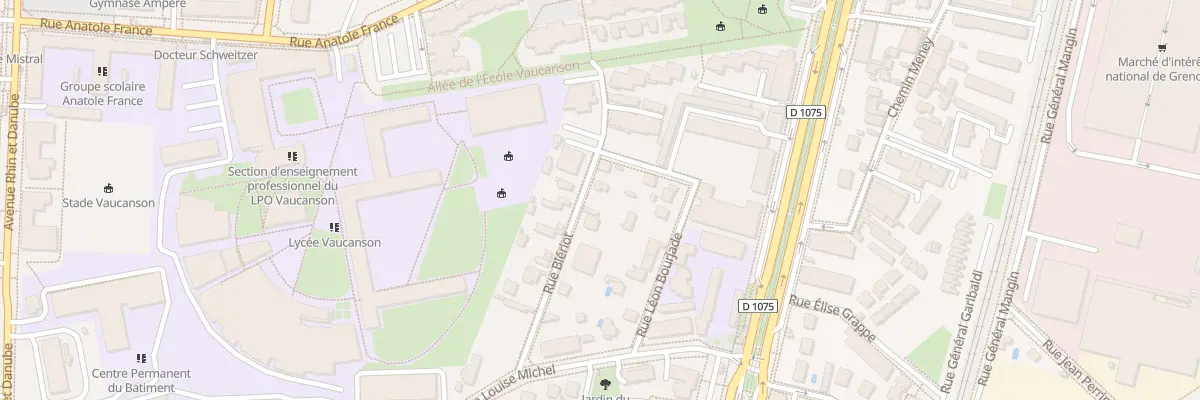 Plan du 3 Rue Blériot à Grenoble
