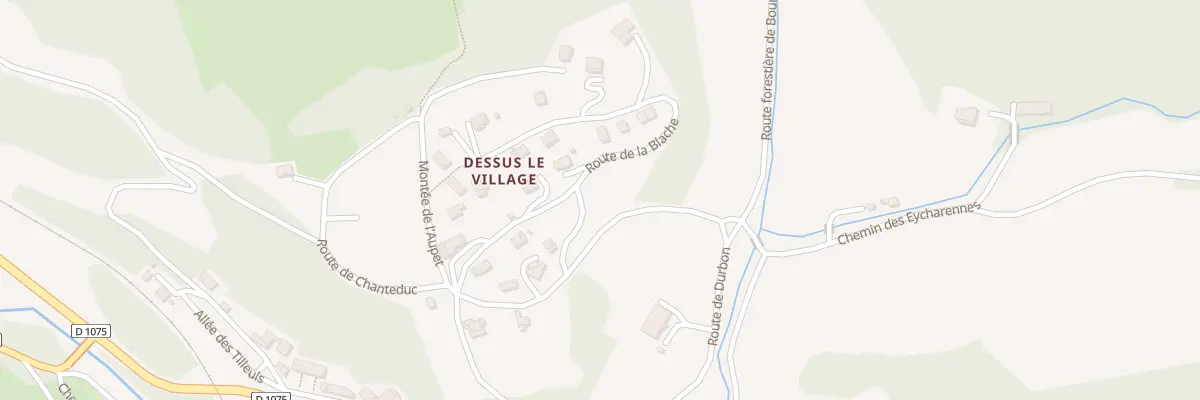 Plan du 4 Rte de la Blache à Saint-Julien-en-Beauchêne