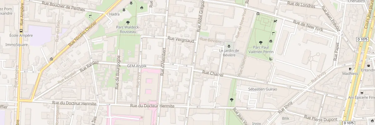 Plan du 94B Rue Abbé Grégoire à Grenoble