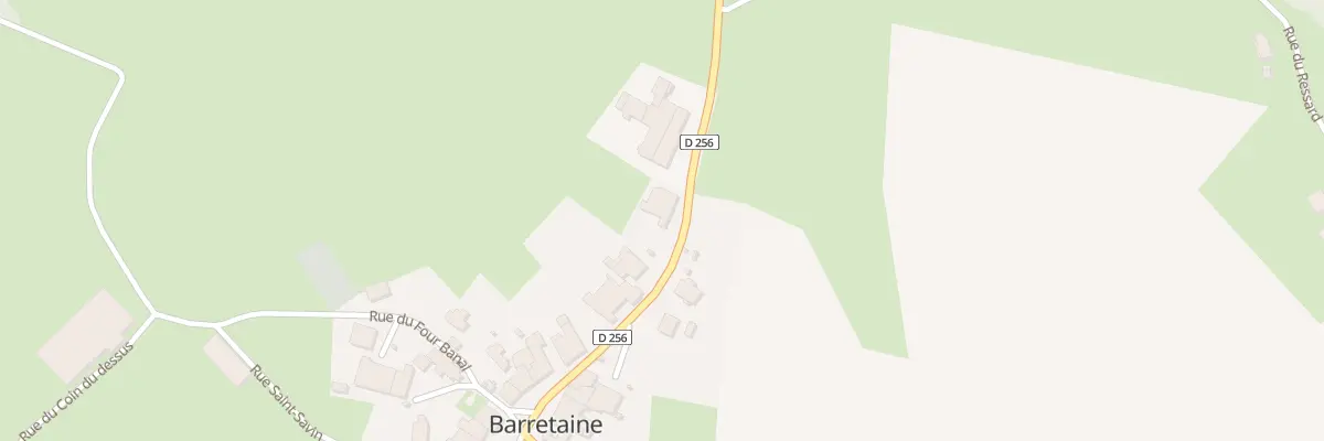 Plan du 195 Rue de la Croix du Dan à Barretaine