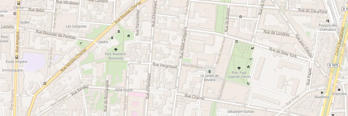 Plan du 82 Rue Abbé Grégoire à Grenoble