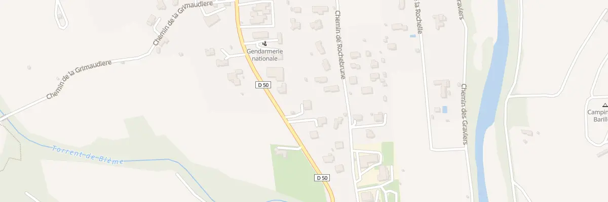 Plan du 817 Rte de Mereuil à Serres