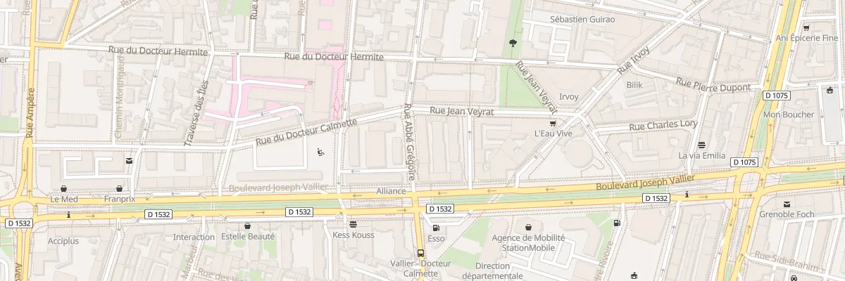 Plan du 91 Rue Abbé Grégoire à Grenoble