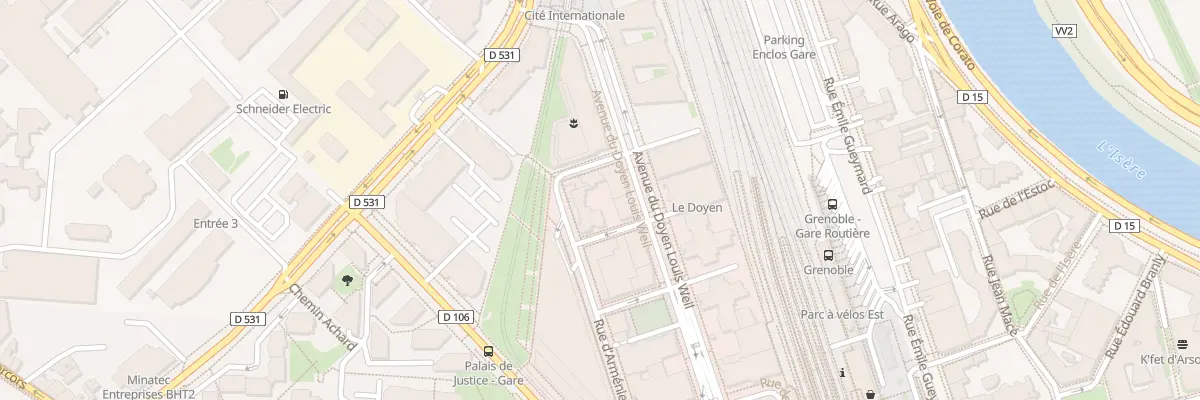 Plan du 34 Rue de l’Armenie à Grenoble