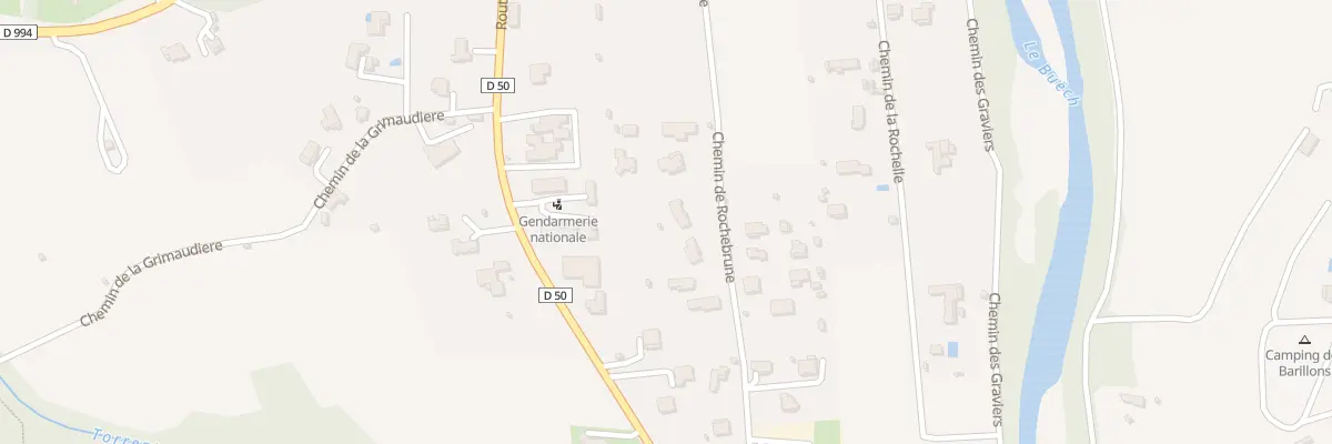 Plan du 470 Che de Rochebrune à Serres