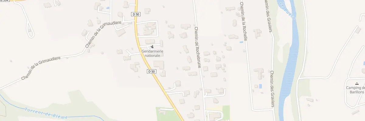 Plan du 502 Che de Rochebrune à Serres