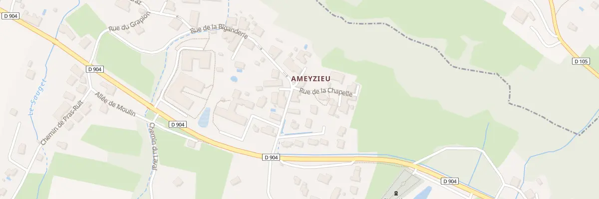 Plan du 5091 Ameyzieu à Talissieu