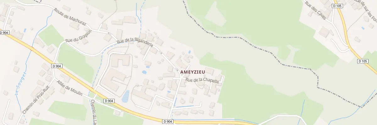 Plan du 5106 Ameyzieu à Talissieu