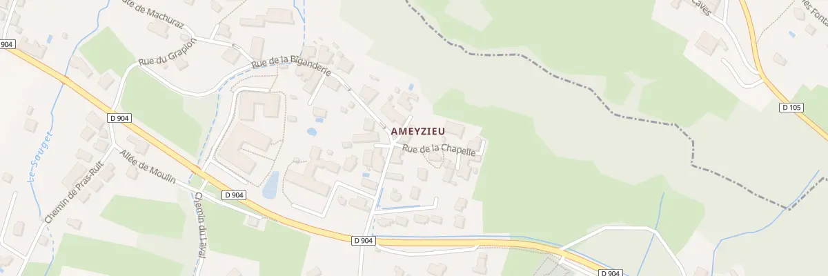 Plan du 5097 Ameyzieu à Talissieu