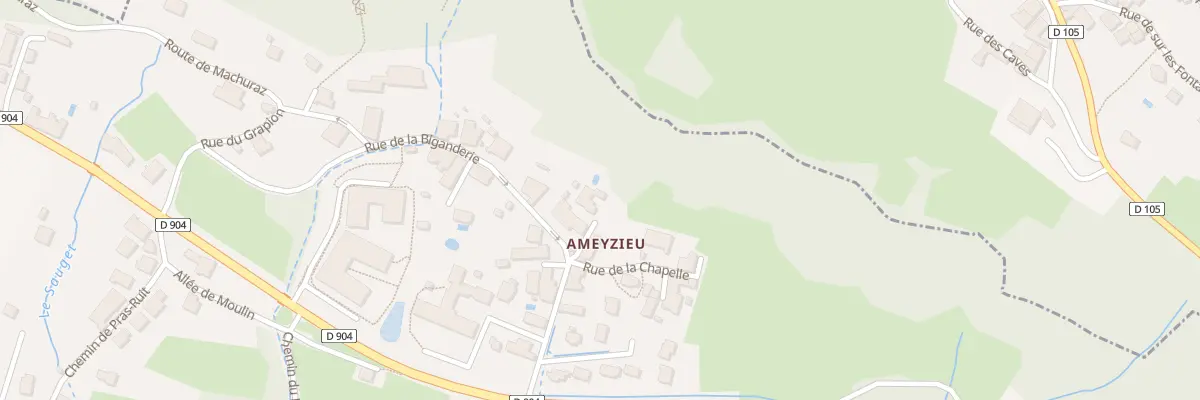 Plan du 5161 Ameyzieu à Talissieu