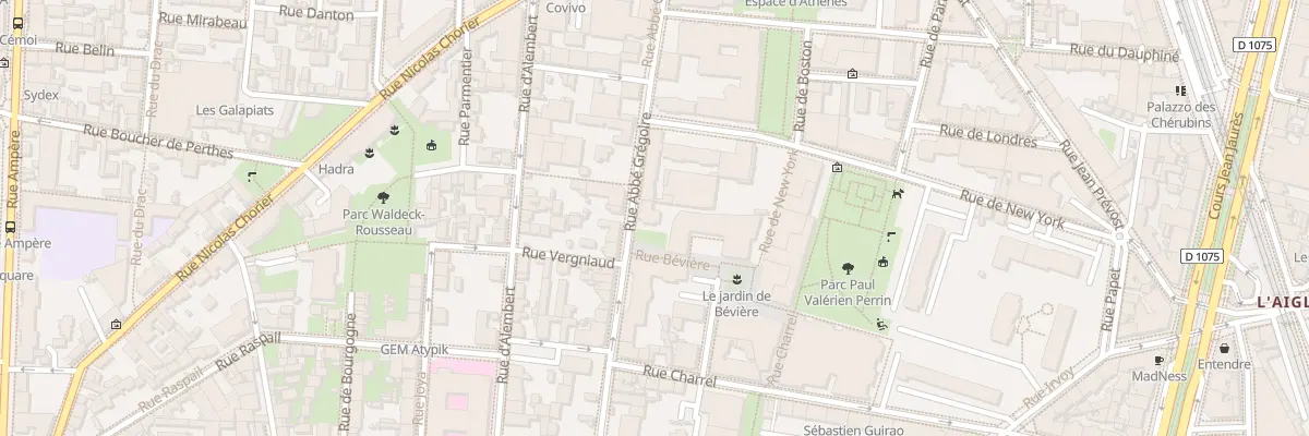 Plan du 57 Rue Abbé Grégoire à Grenoble