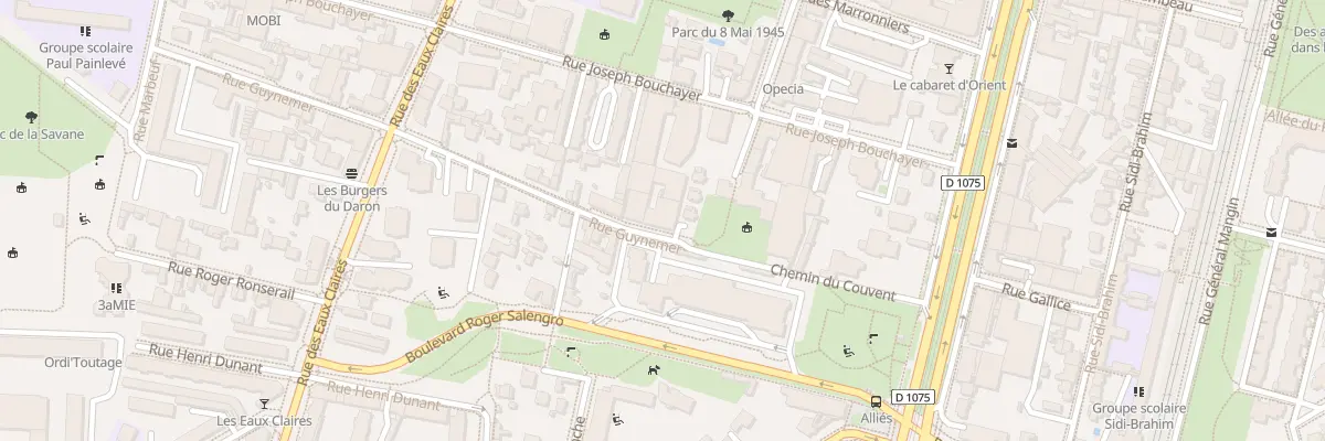 Plan du 20 Rue Guynemer à Grenoble