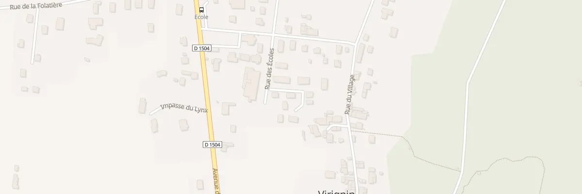 Plan du 65 Rue des Ecoles à Virignin