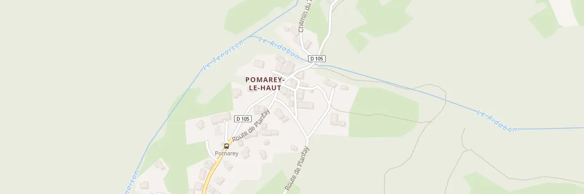 Plan du 5105 Pomarey à Proveysieux
