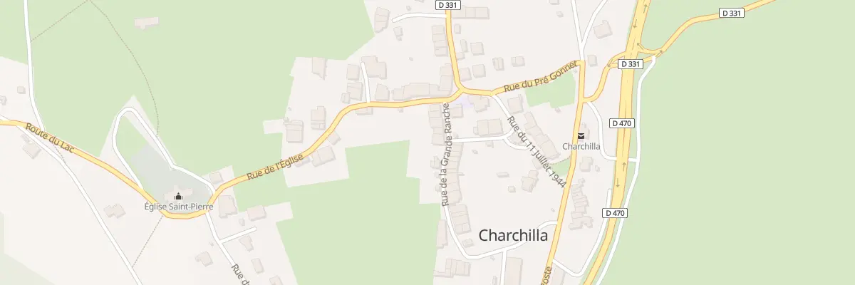 Plan du 10 Rue de la Grand Ranche à Charchilla