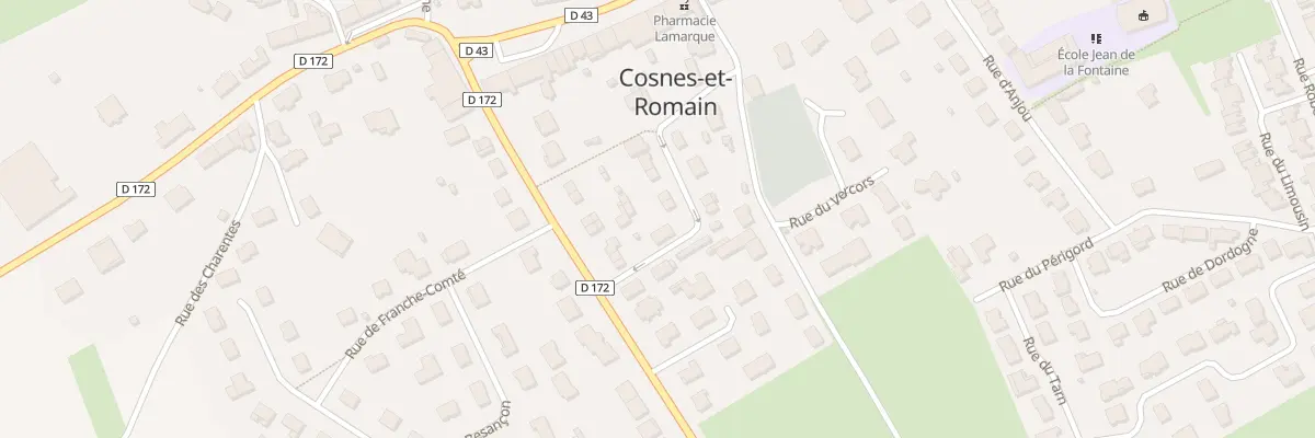 Plan du 3 Rue de Guyenne à Cosnes-et-Romain