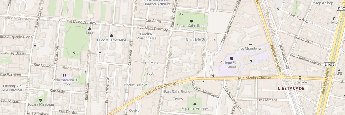 Plan du 35 Rue Abbé Grégoire à Grenoble