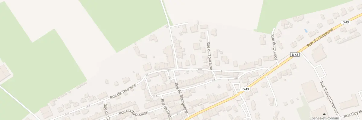 Plan du 5032 Rue de Normandie à Cosnes-et-Romain