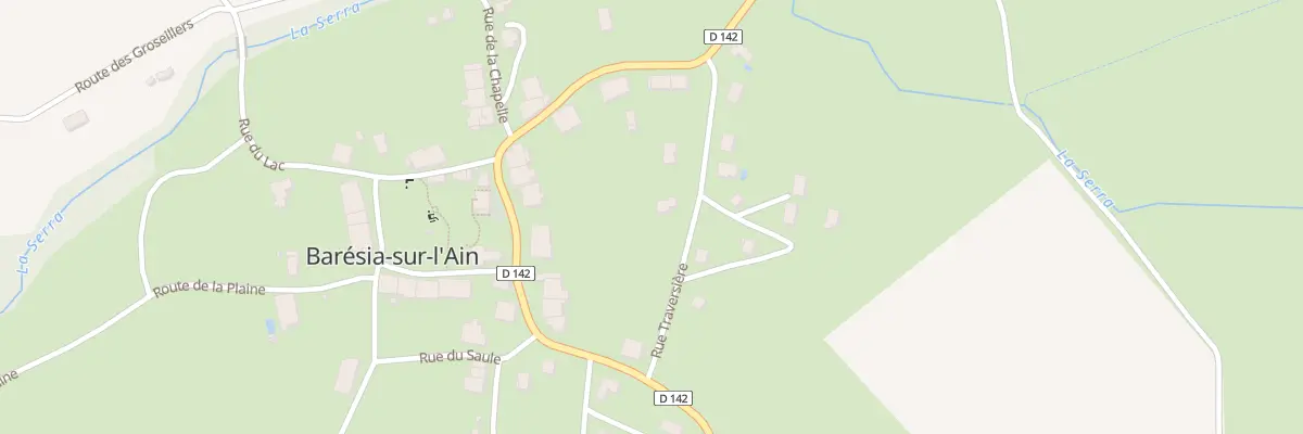 Plan du 5136 Rue Traversière à Barésia-sur-l’Ain