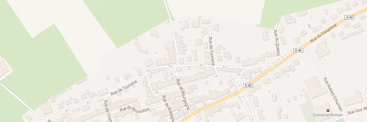 Plan du 31 Rue de Touraine à Cosnes-et-Romain