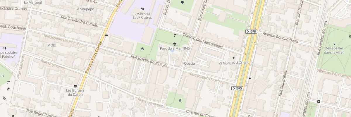 Plan du 20 Rue Joseph Bouchayer à Grenoble