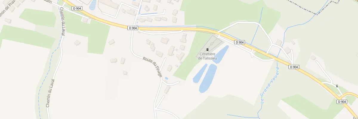 Plan du 5238 La Lechere à Talissieu