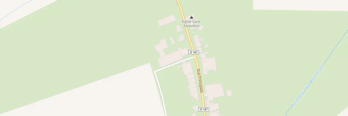 Plan du 2 Rue Principale à Lanhères