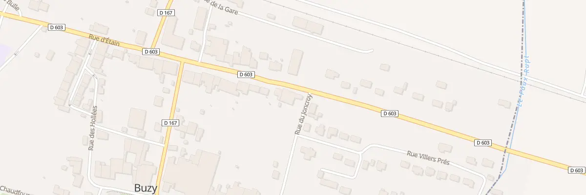 Plan du 7 Rue d’Etain à Buzy-Darmont