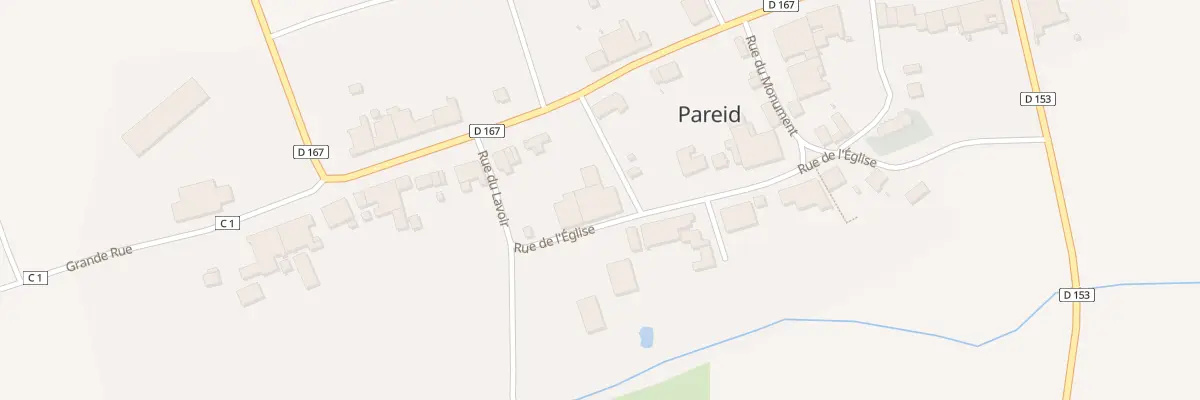 Plan du 3 Rue de l’Eglise à Pareid