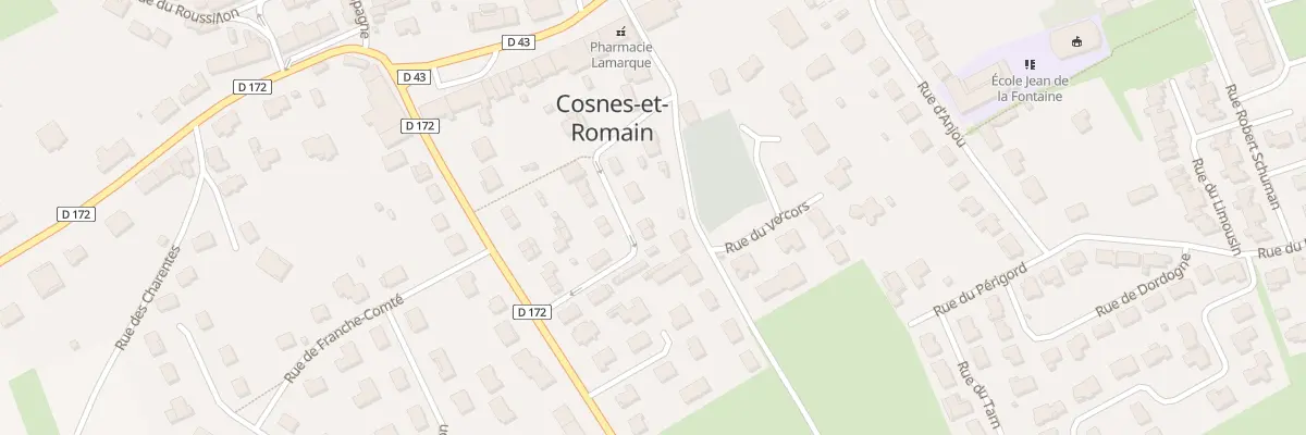 Plan du 4 Rue de Guyenne à Cosnes-et-Romain