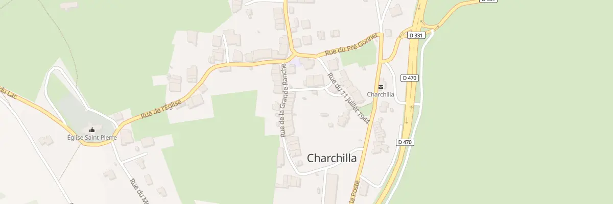Plan du 7 Rue de la Grand Ranche à Charchilla