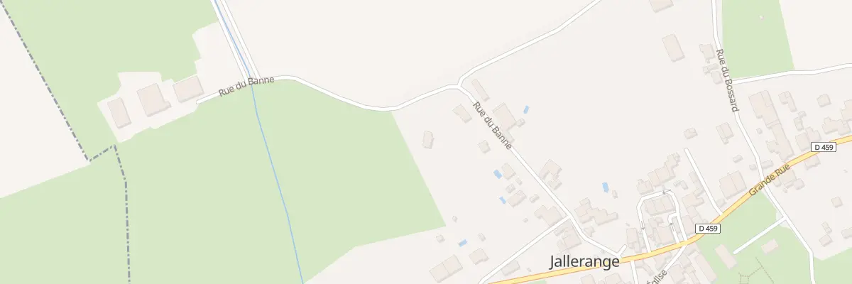 Plan du 13 Rue de Banne à Jallerange