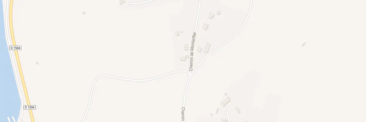 Plan du 233 Che de Montarfier à Virignin