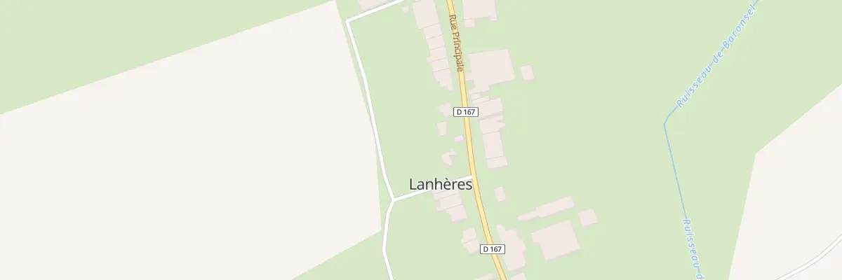 Plan du 14 Rue Principale à Lanhères