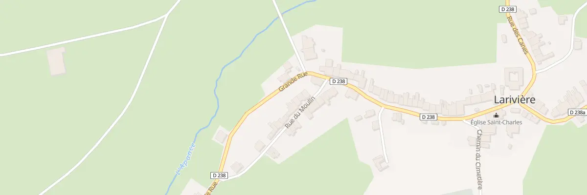 Plan du 3 Rue du Moulin à Larivière-Arnoncourt