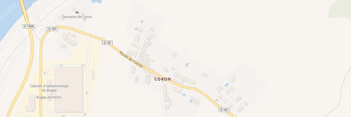 Plan du 9009 Coron à Belley