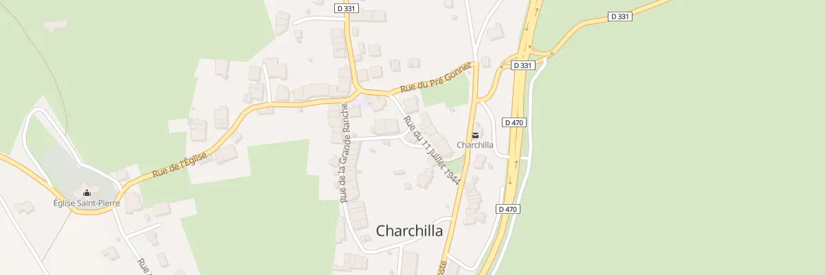 Plan du 2 Rue de la Mairie à Charchilla