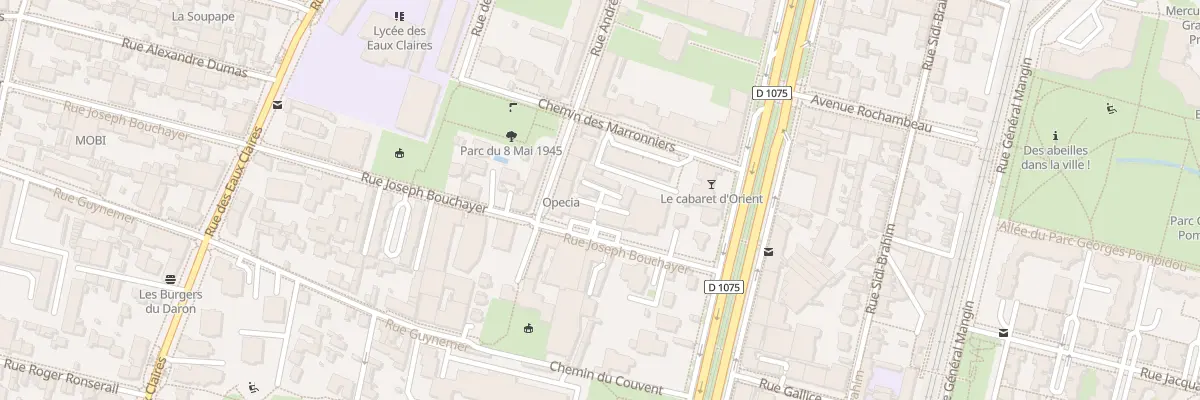 Plan du 10 Rue Joseph Bouchayer à Grenoble